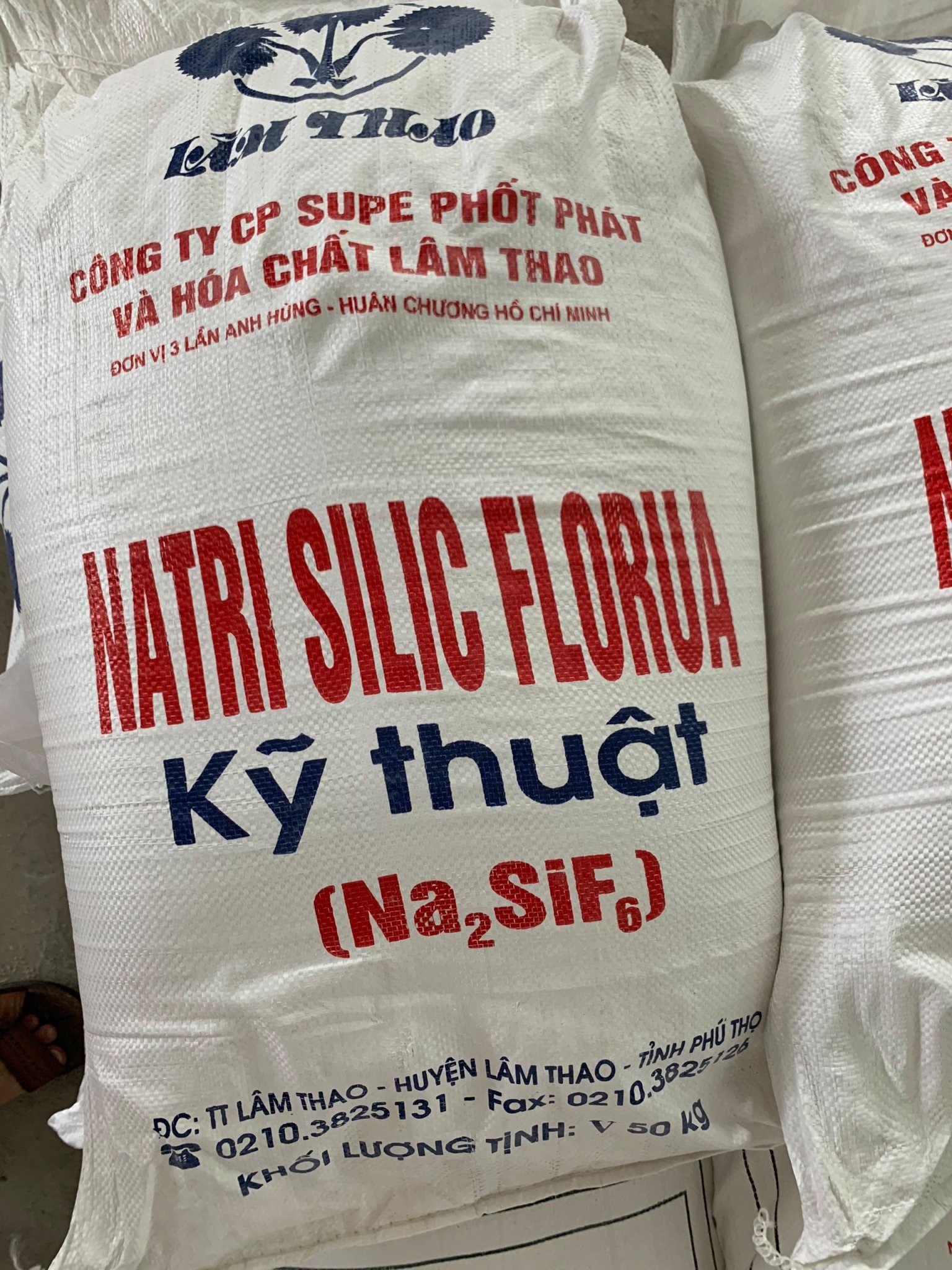 Sodium SilicoFluoride Na2SiF6 99% 25kg/Bao