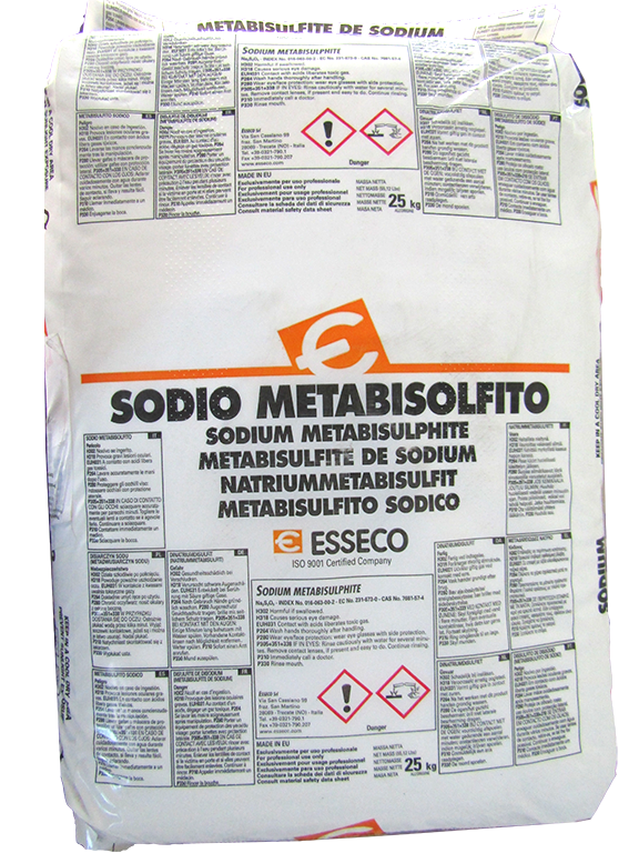 Sodium metabisulfite(SBS) 99% Na2S2O5, 25kg/Bao