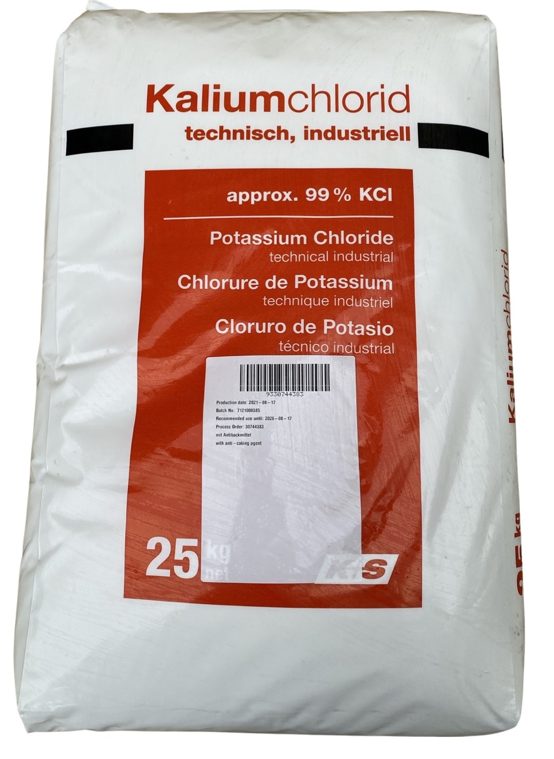 Potassium Chloride – KCL 99% Đức