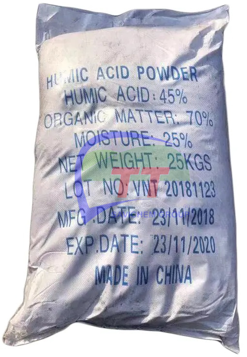 HUMIC ACID 40 - 50% BAGS 25KG/BAG, CHINA