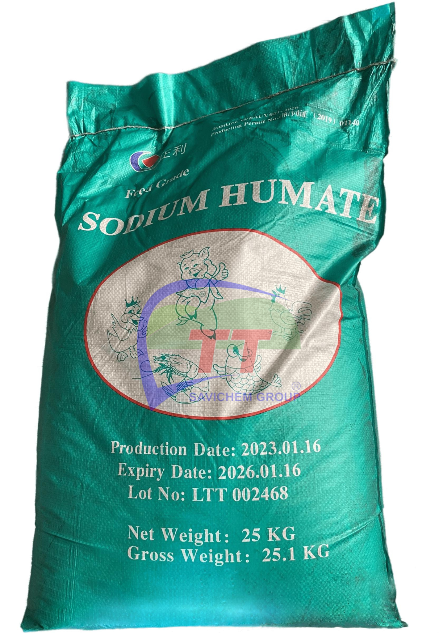 SODIUM HUMATE, FEED INGREDIENTS, CHINA, 25KG/BAG