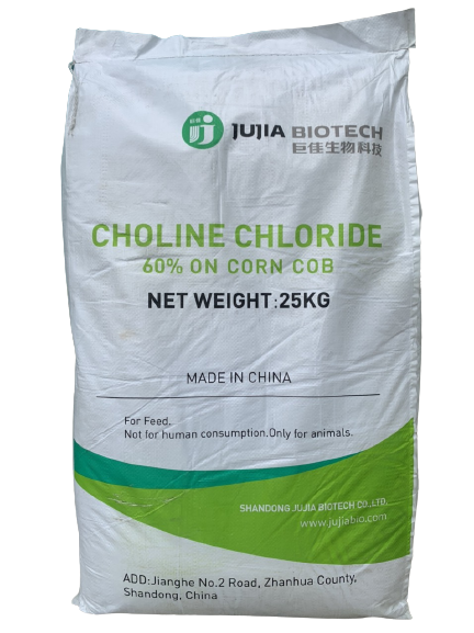Choline chloride 60% corn cob, 25kg/Bao